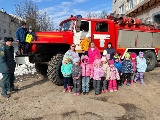Экскурсия в пожарную часть.